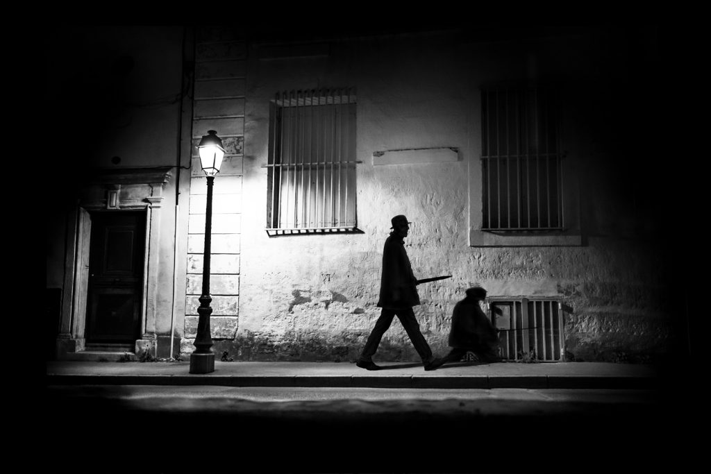 L'homme au parapluie