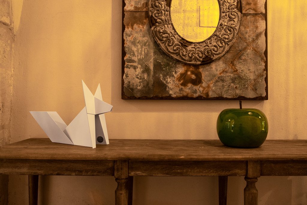 Le renard blanc, série Origami